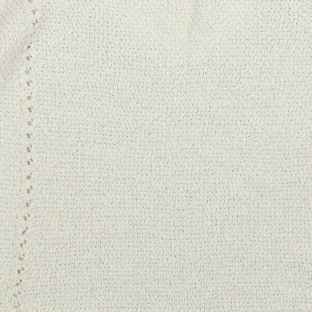 NEXT Womens Ivory Knit Pullover Jumper Size 10