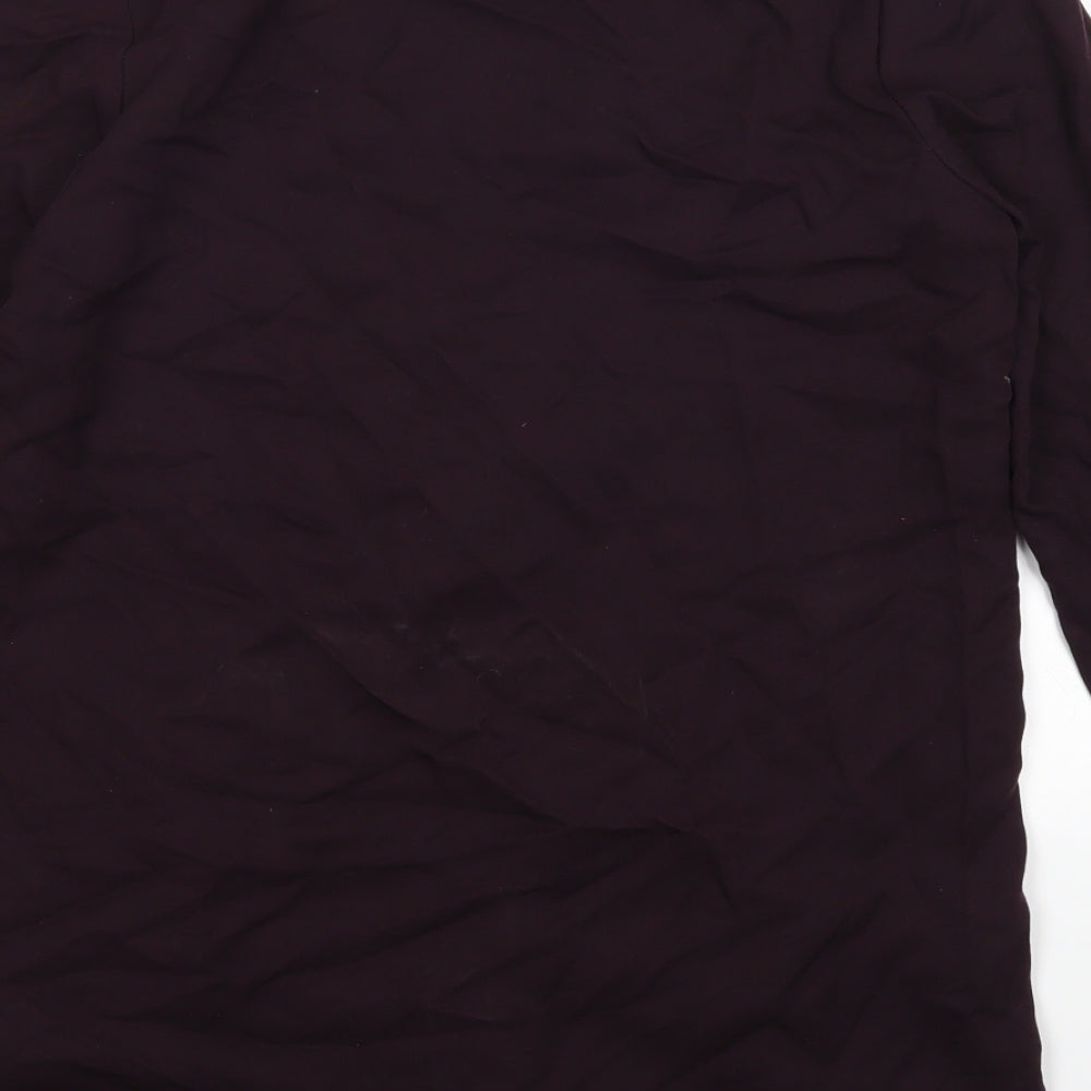 H&M Womens Purple Jacket Coat Size 34