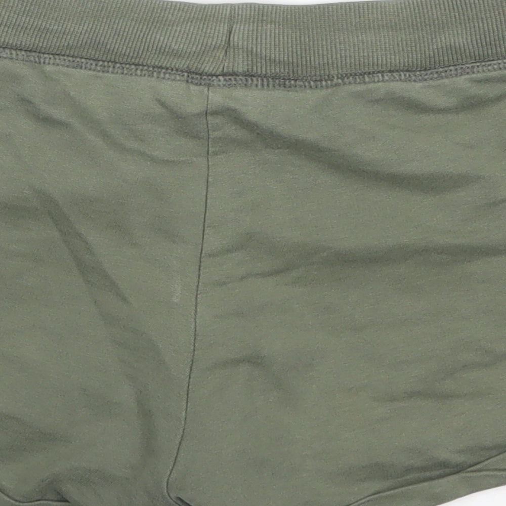 H&M Girls Green Hot Pants Shorts Size 10-11 Years