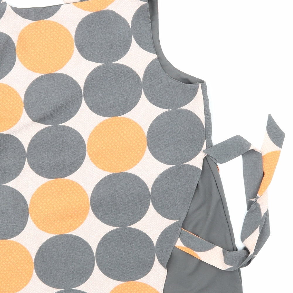 ext Womens Multicoloured Polka Dot Basic Blouse Size 8