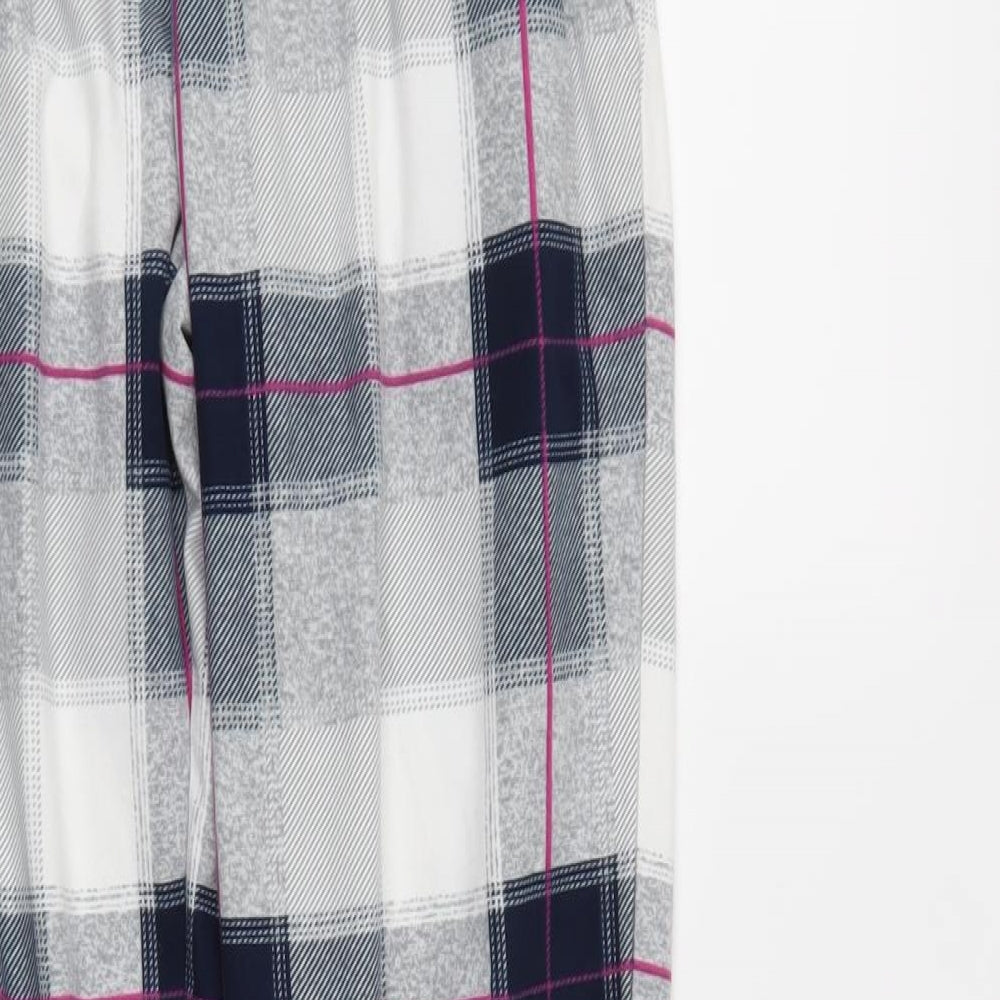 Preworn Womens Multicoloured Check Jogger Leggings L27 in