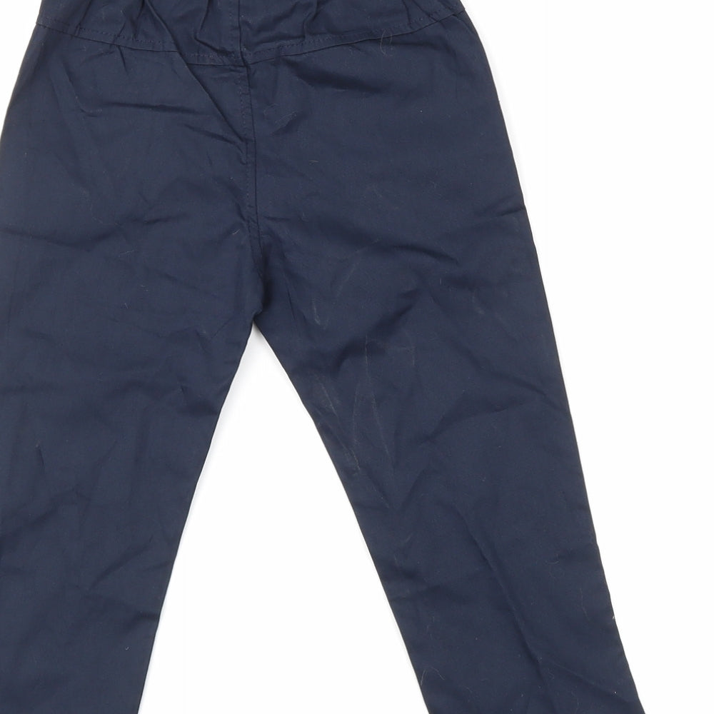 Preworn Boys Black Trousers Size 4 Years