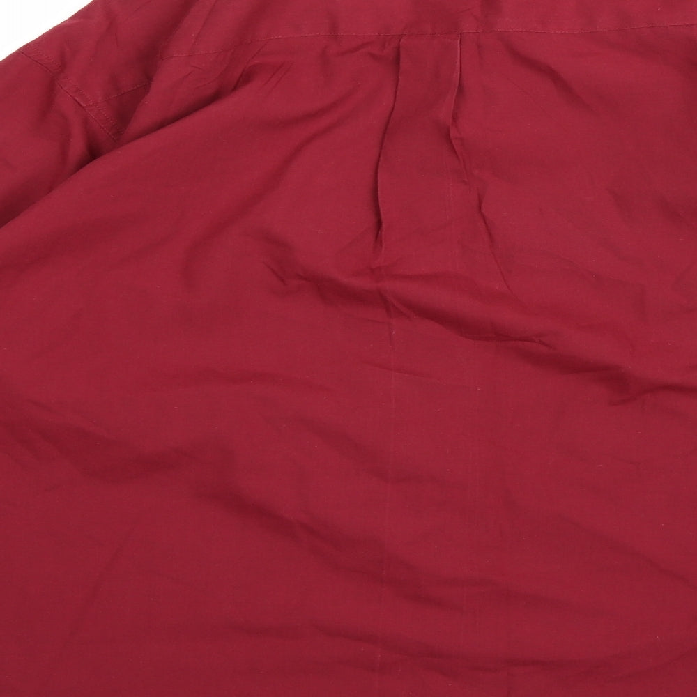CITY CLASSIC Mens Red Button-Up Size 16