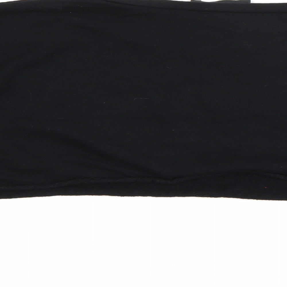 PRETTYLITTLETHING Womens Black Jersey Pullover Sweatshirt Size 6