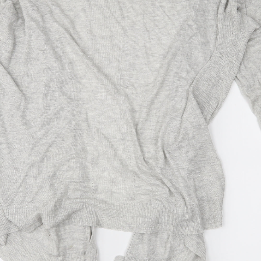 Avenue Womens Grey Cardigan Jumper Size 16