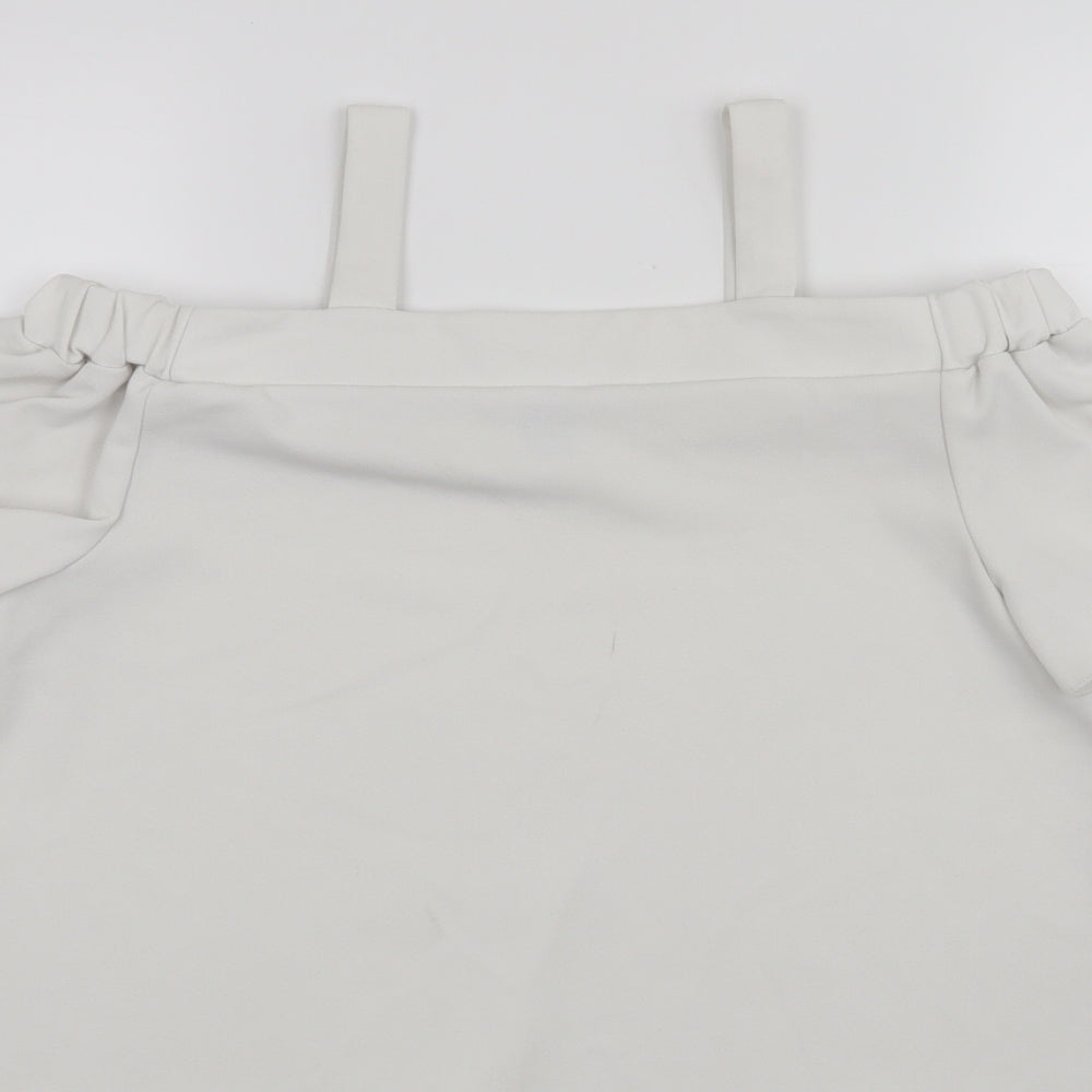 Primark Girls White Cropped Tank Size 11-12 Years