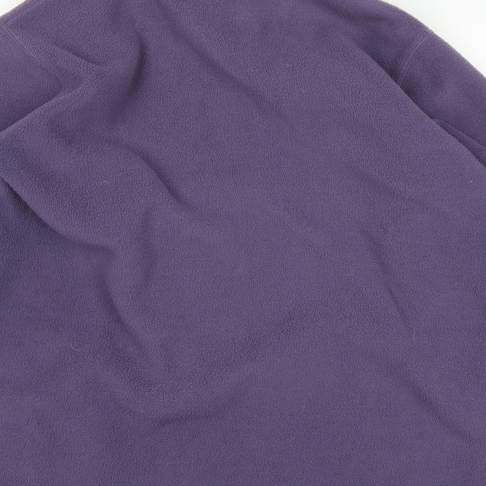 Bonmarché Womens Purple Full Zip Jumper Size M