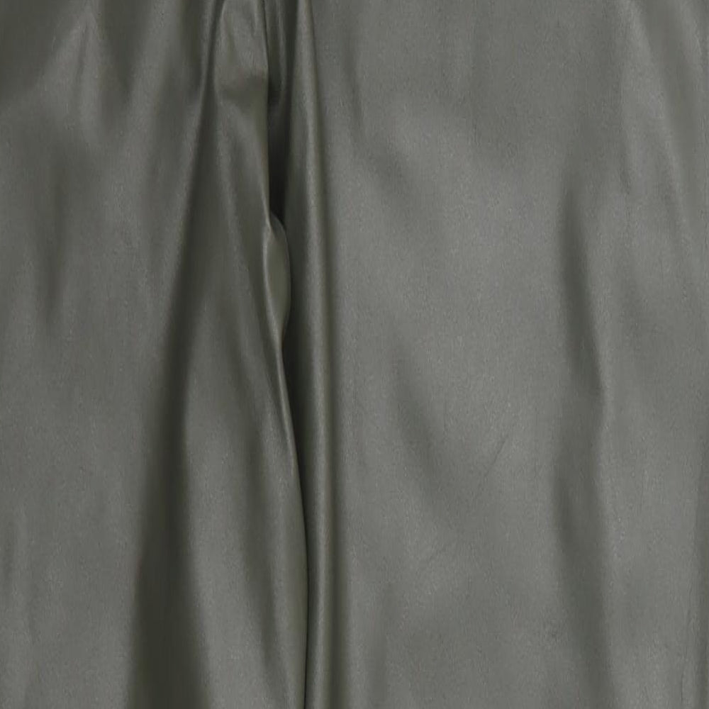 PRETTYLITTLETHING Womens Green Trousers Size 12 L30 in