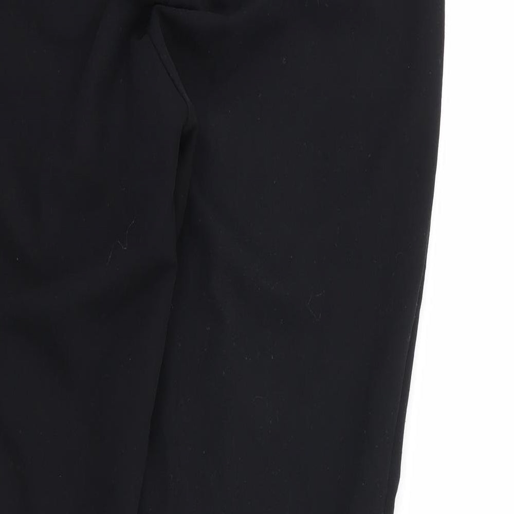 River Island Womens Black Trousers Size 12 L26 in