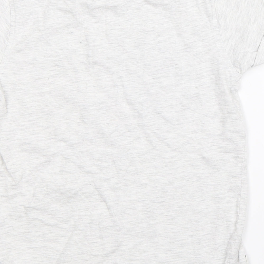 George Boys Grey Basic T-Shirt Size 6-7 Years - athletic