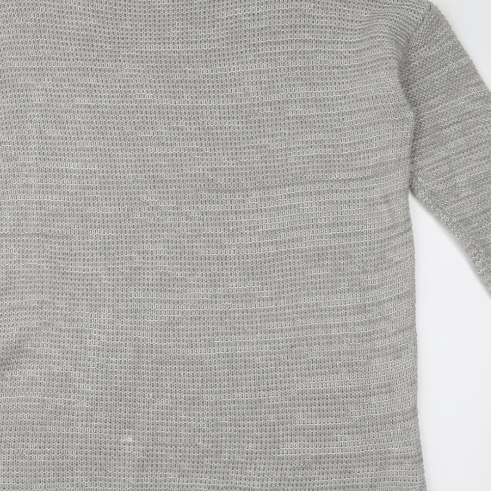 Papaya Womens Grey Knit Pullover Jumper Size M