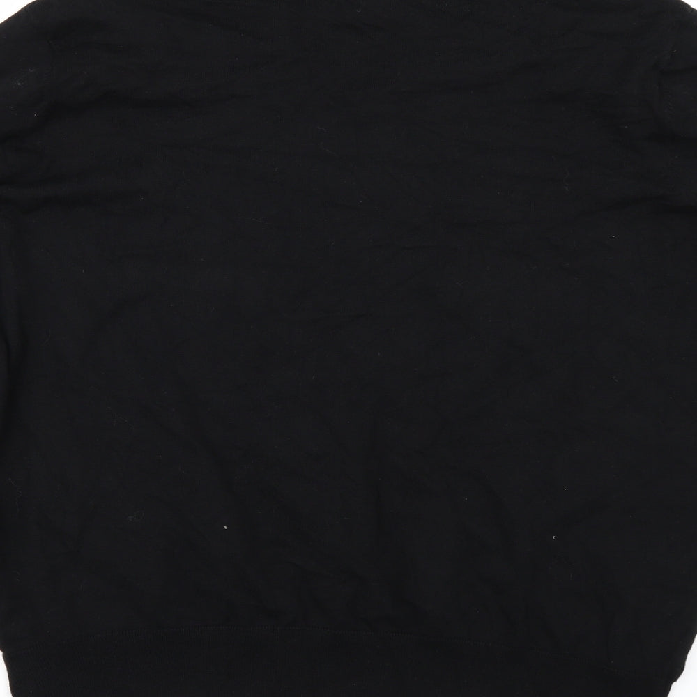 Woolworths Mens Black Pullover Jumper Size XL