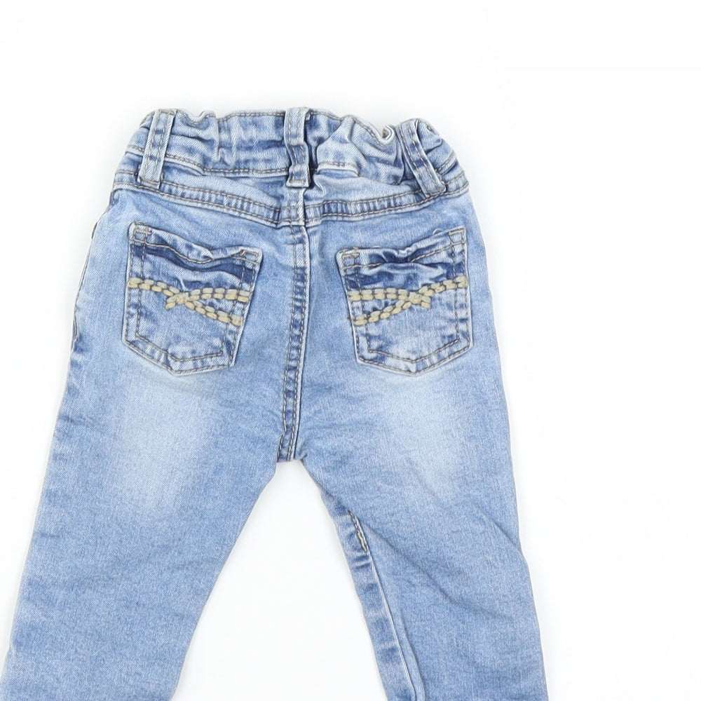 Pumpkin Patch Girls Blue Jeans Size 3-6 Months