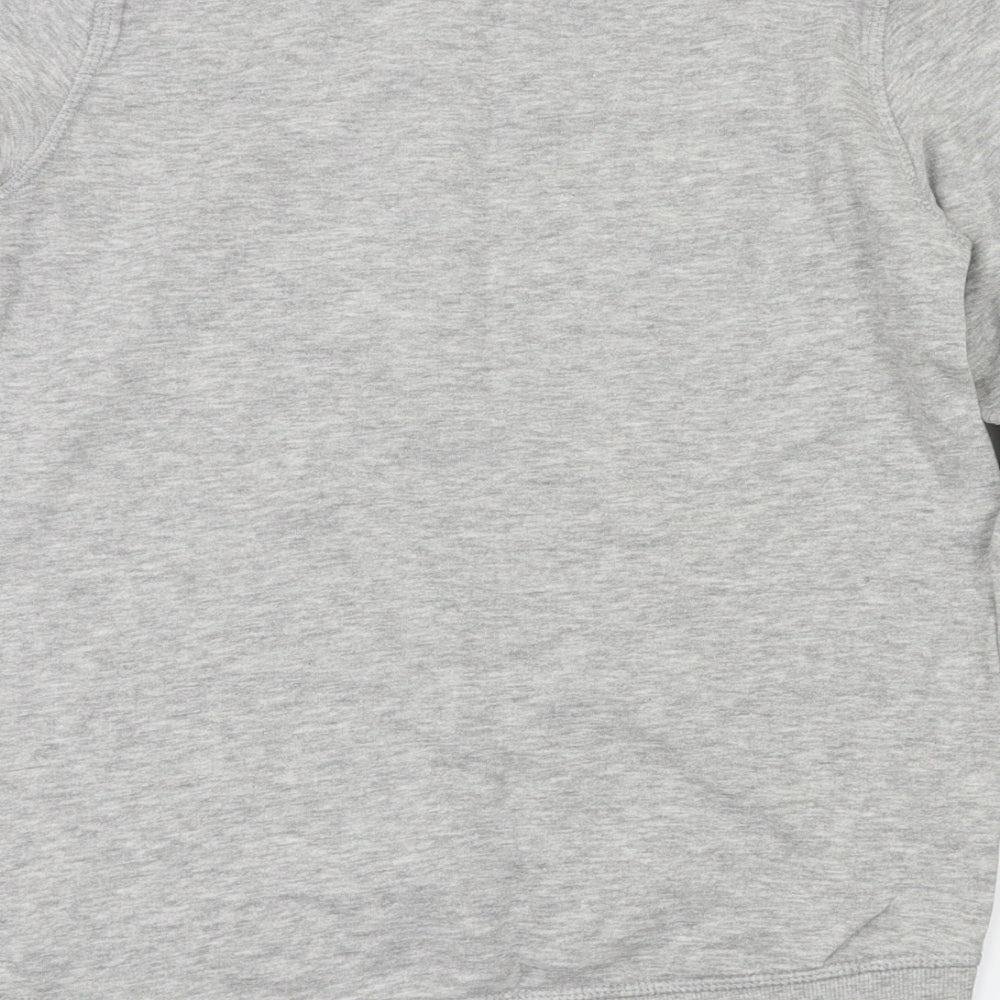 H&M Girls Grey Pullover Jumper Size 12-13 Years