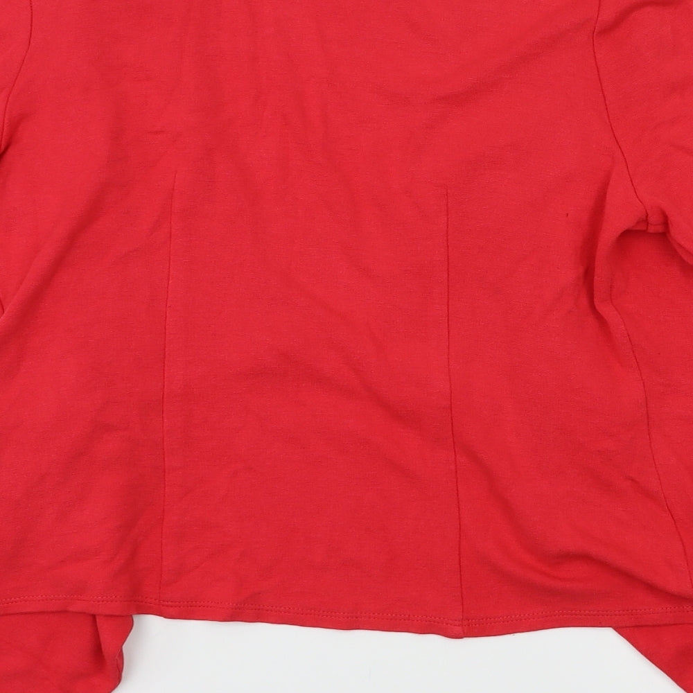 Wallis Womens Red Cardigan Jumper Size S