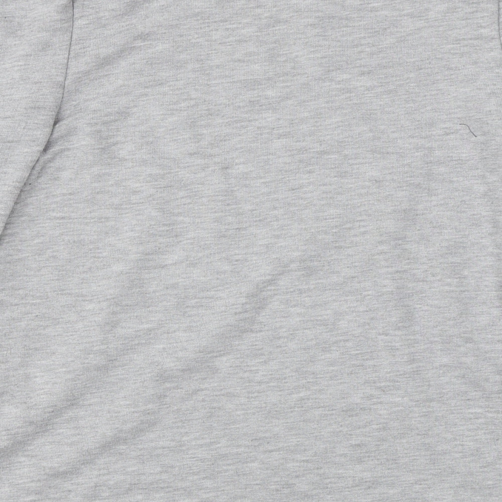 F&F Womens Grey Basic T-Shirt Size 8