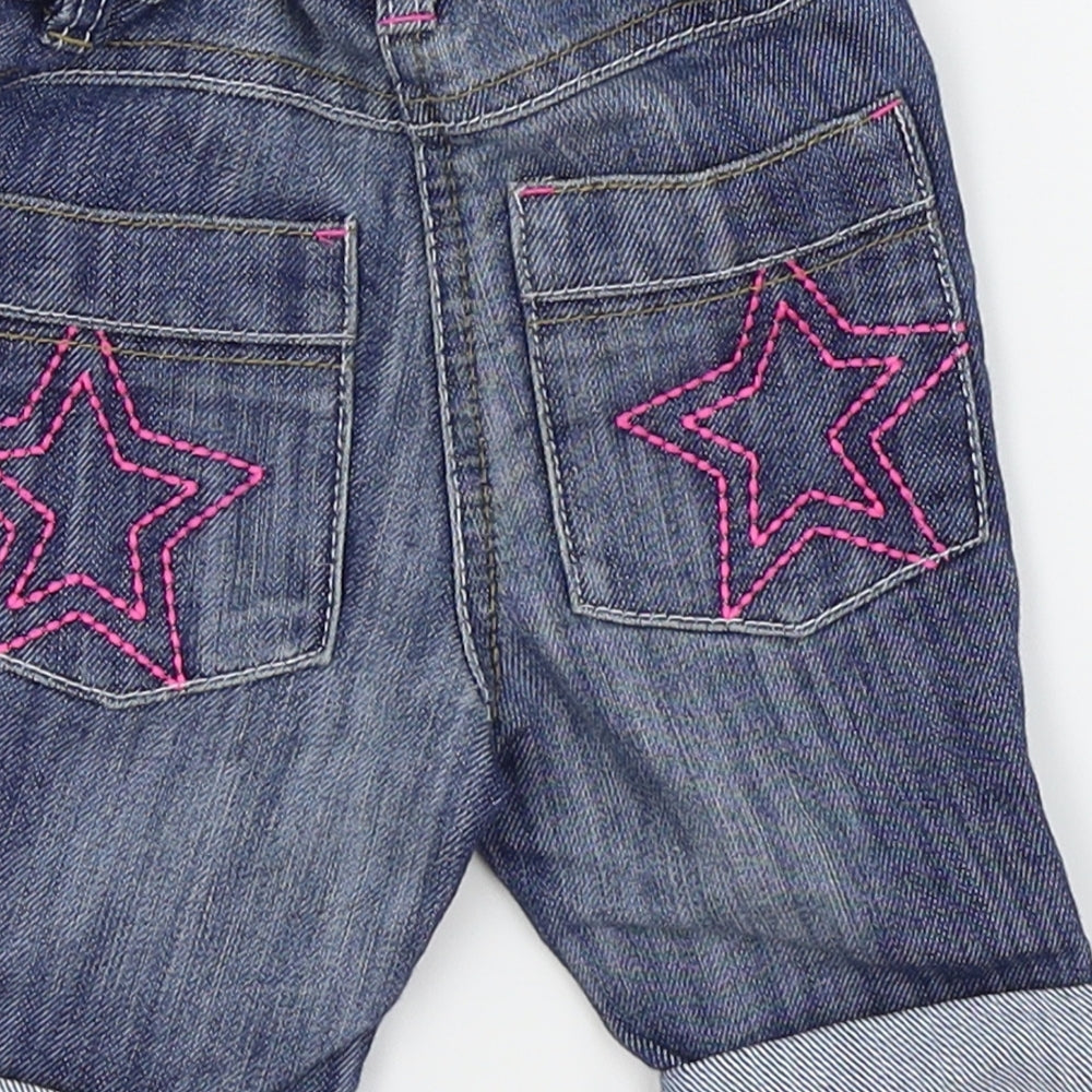 NEXT Girls Black Cargo Trousers Size 3-6 Months