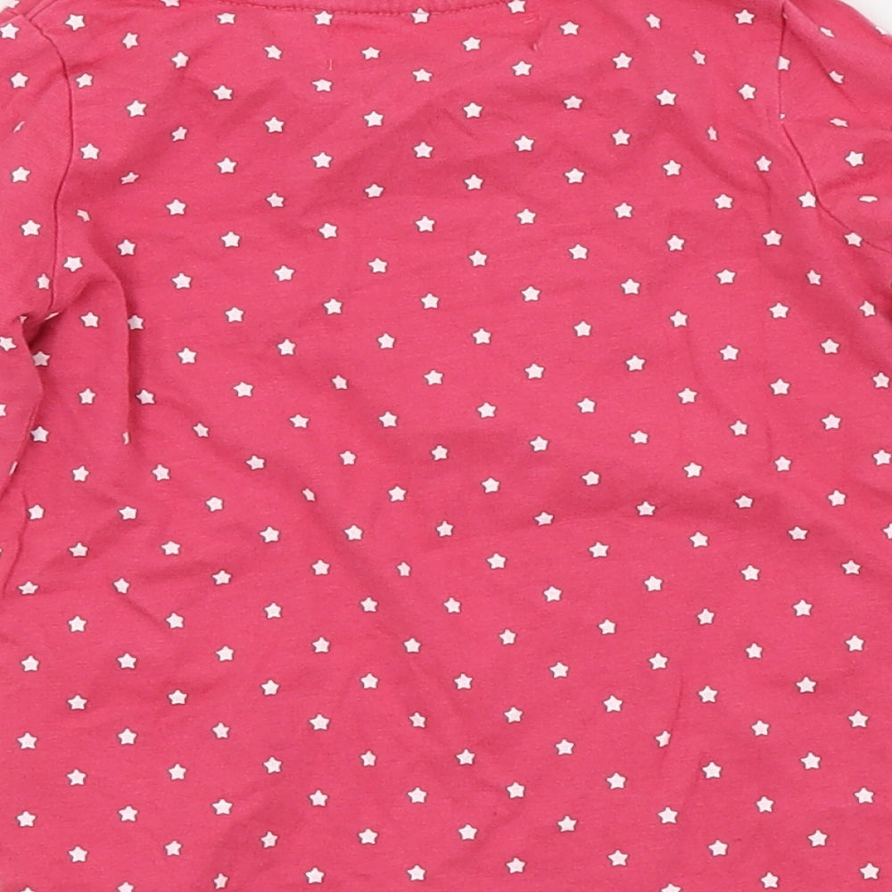 Minoti Girls Pink Basic T-Shirt Size 18-24 Months