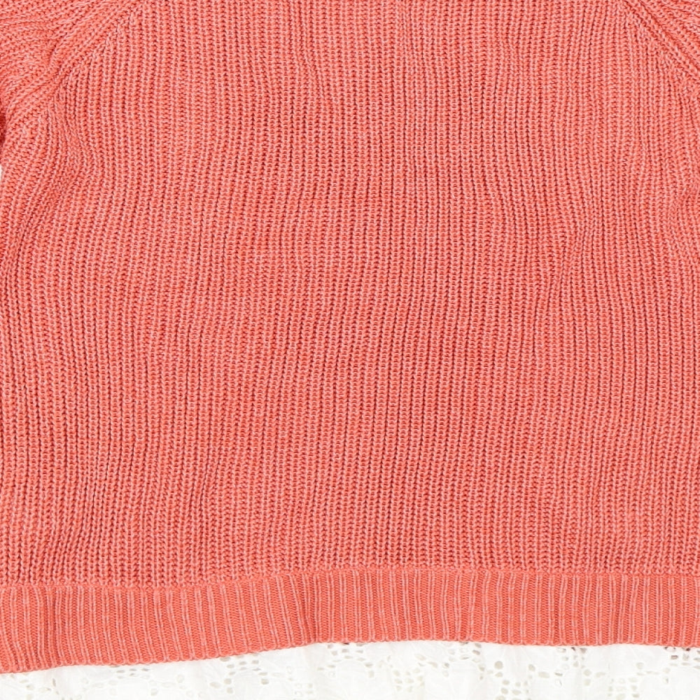Papaya Womens Pink Pullover Jumper Size M