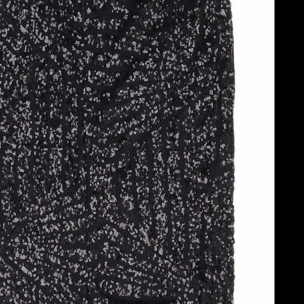 Preworn Womens Black Bandage Skirt Size S