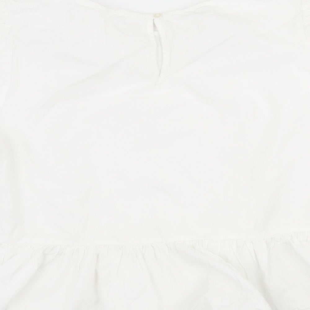 Primark Womens White Basic Blouse Size 16