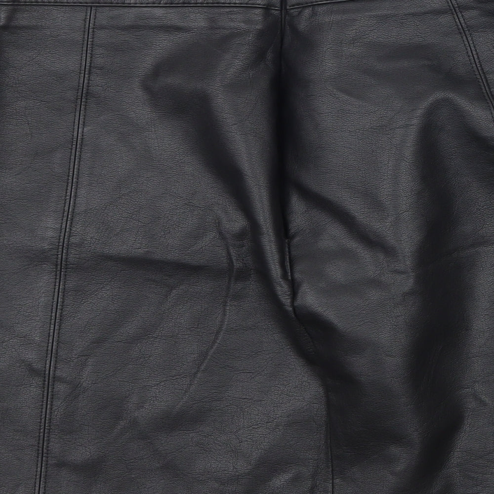 Matalan Womens Black A-Line Skirt Size 10