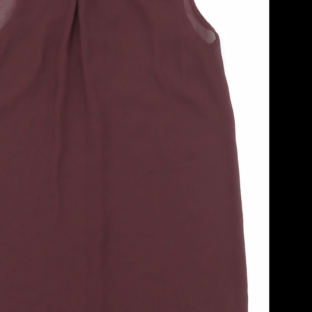 H&M Womens Brown Basic Blouse Size 4