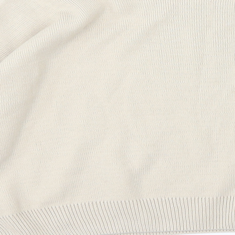 I SAW IT FIRST Womens Beige Knit Pullover Jumper Size L