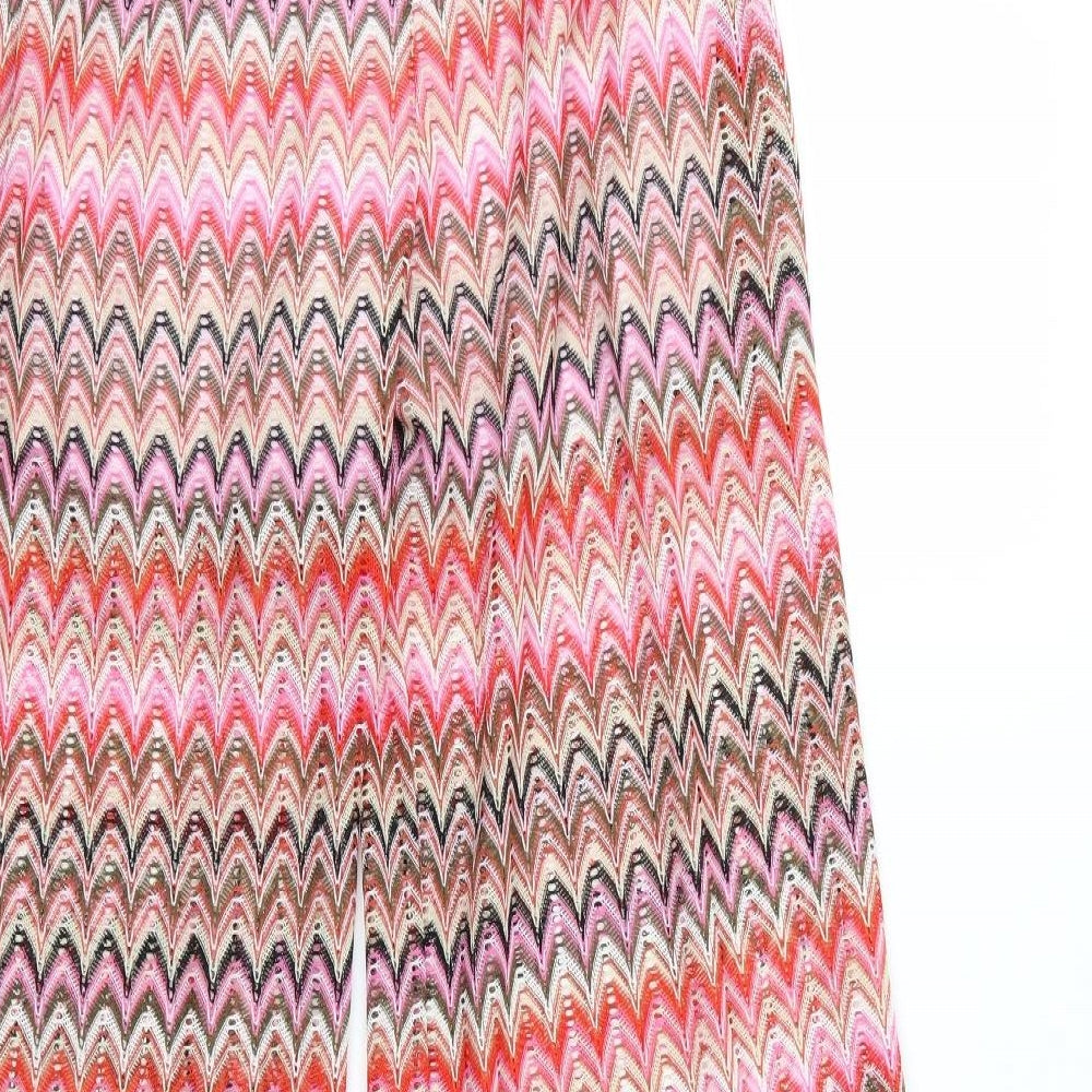 Julie Womens Multicoloured Striped Knit Trousers Size S L31 in