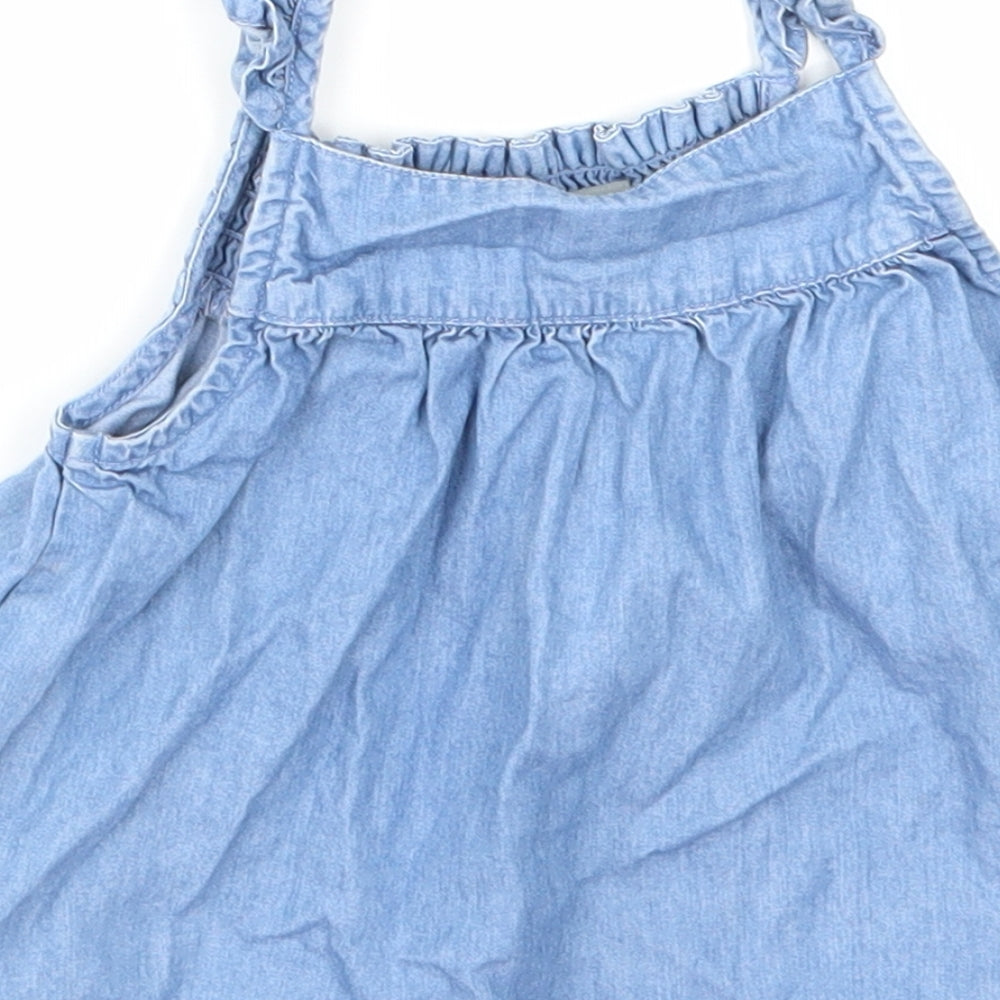oldnavy Girls Blue Denim Basic Blouse Size 3 Years