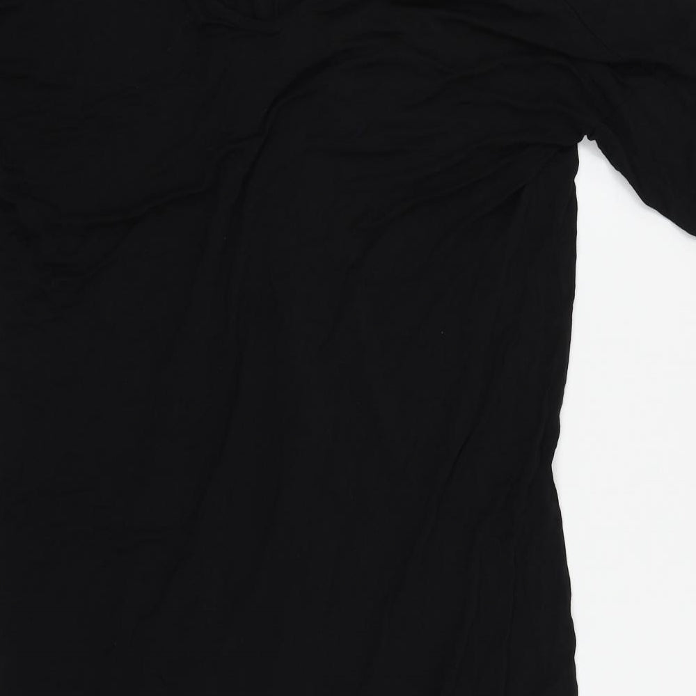 NEXT Womens Black Basic T-Shirt Size 8