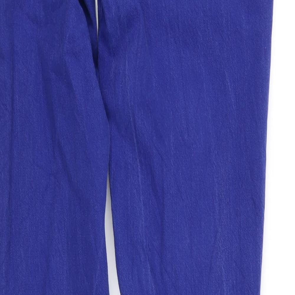 pre worn Womens Blue Straight Jeans Size S L33 in