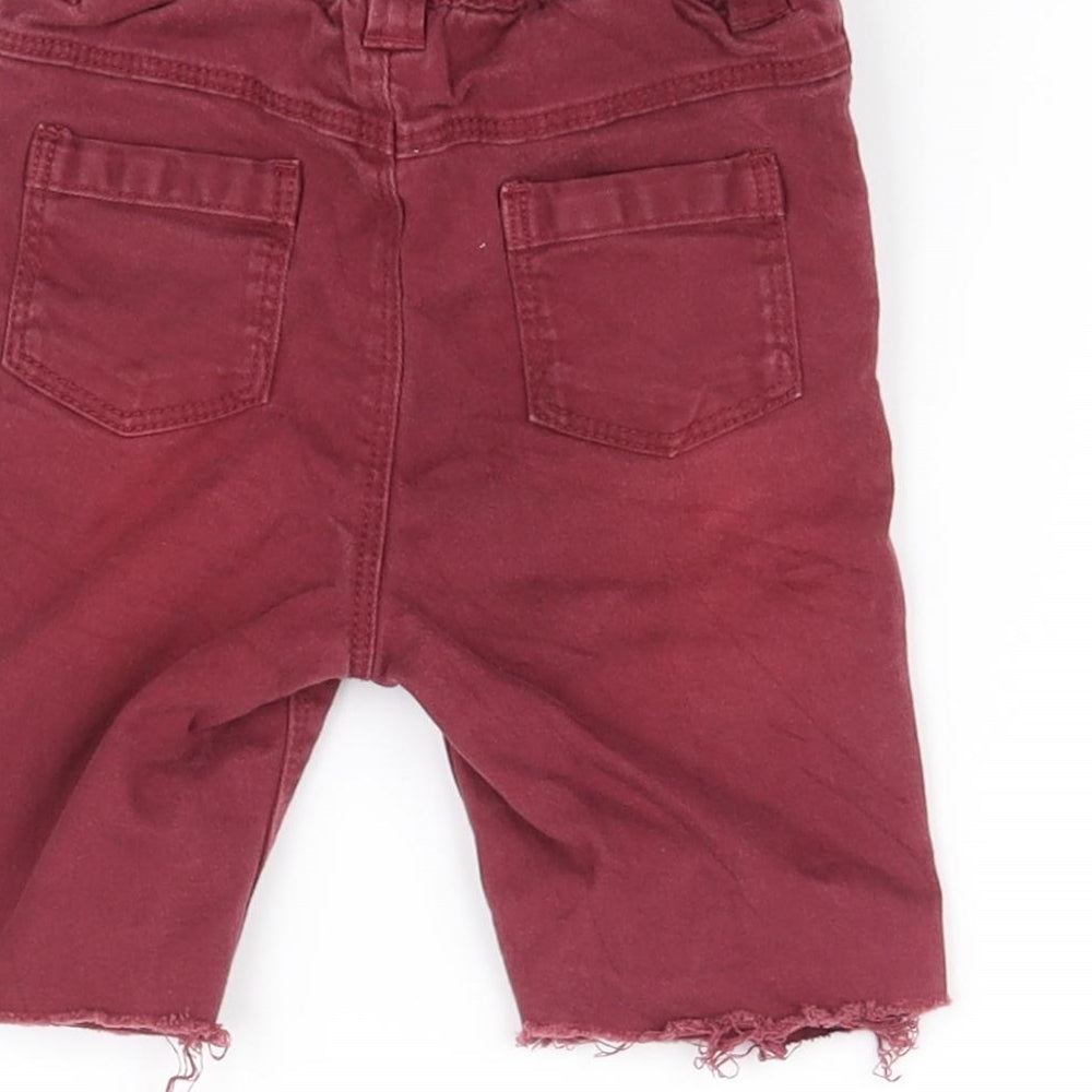 TU Girls Red Straight Jeans Size 9 Months