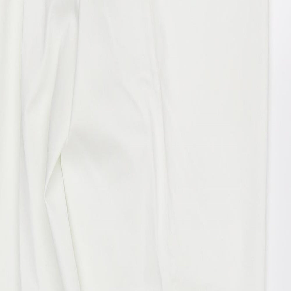 pre worn Womens White Straight Jeans Size 12 L32.5 in