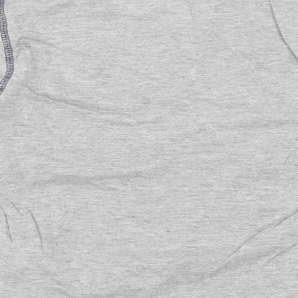 Primark Boys Grey Basic T-Shirt Size 7-8 Years - Pattern on Pocket