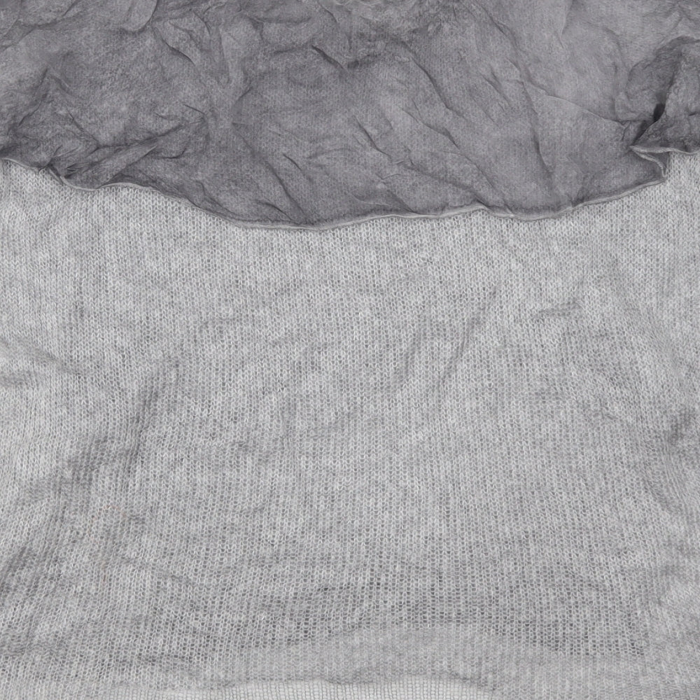 Alice Rinaldi Womens Grey Pullover Jumper Size L
