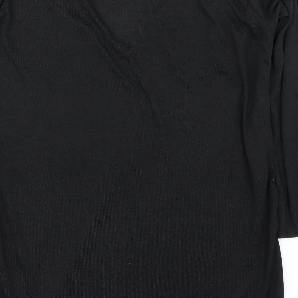 Femme Luxe Womens Black Pullover Jumper Size S