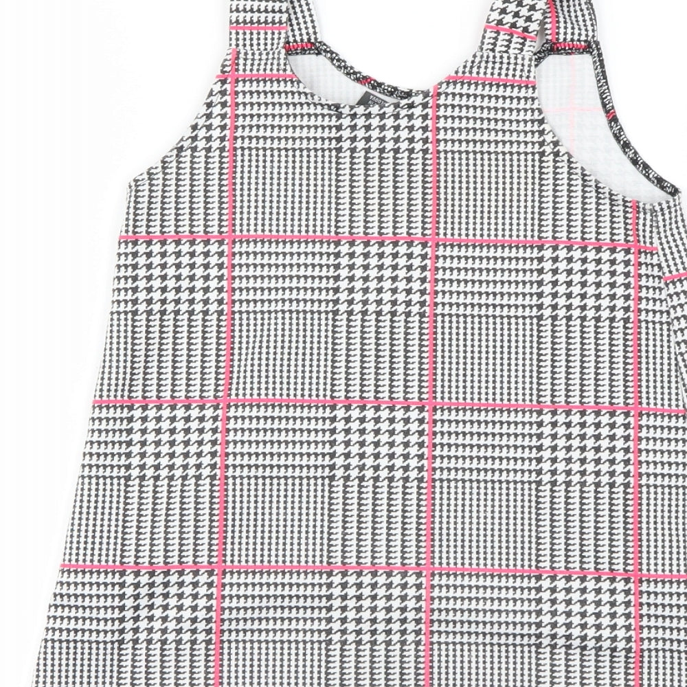 Primark Girls Grey Check A-Line Size 3-4 Years