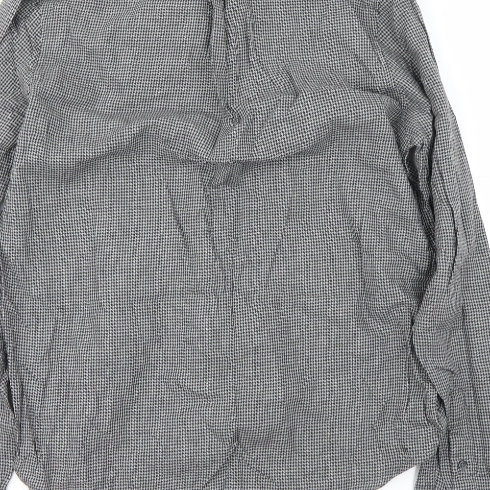 Cedarwood State Mens Grey Button-Up Size M