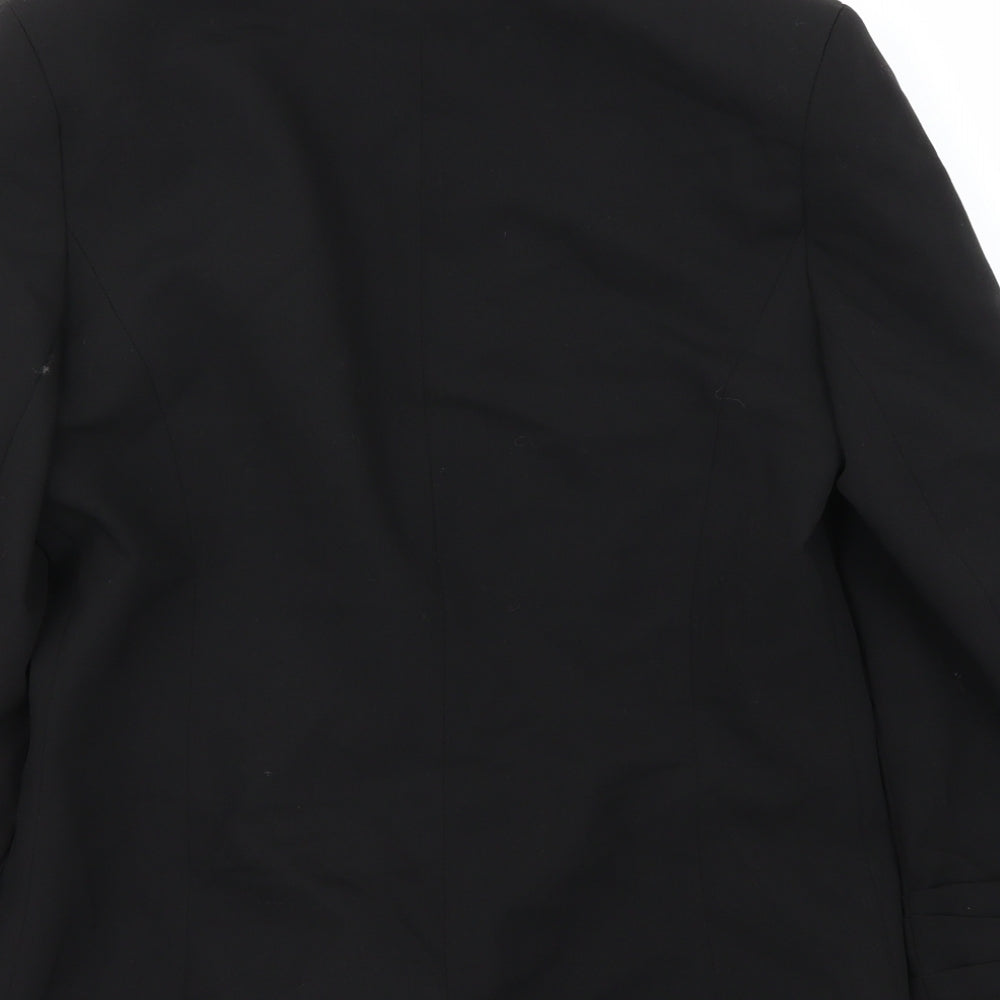 Brand and care label for Atmosphere women’s black jacket blazer, size UK 12