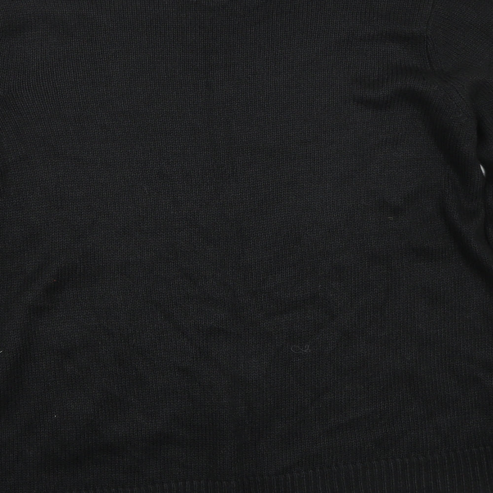 H&M Womens Black Pullover Jumper Size M