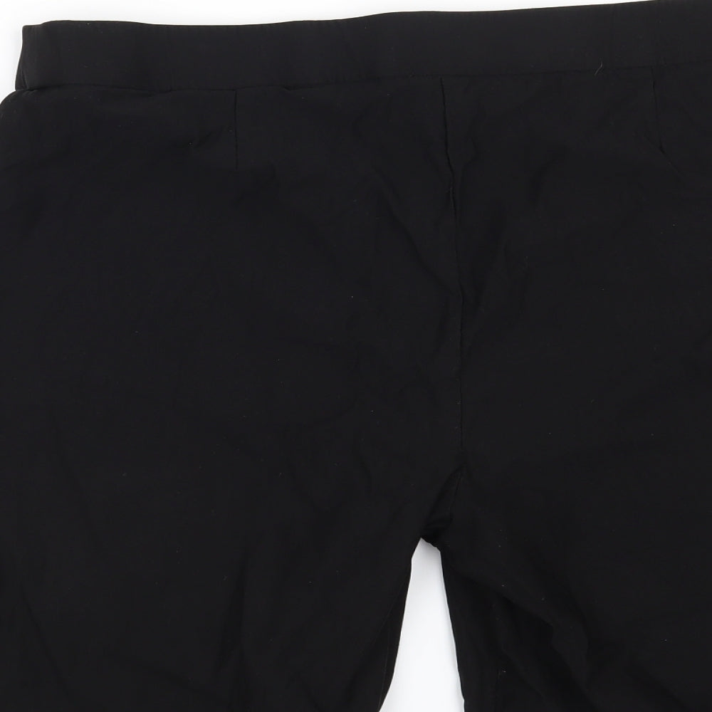 Anne Klein Womens Black Chino Shorts Size 34 in