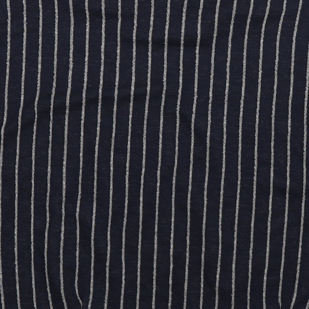 NEXT Womens Blue Striped Pullover Sweatshirt Size 18