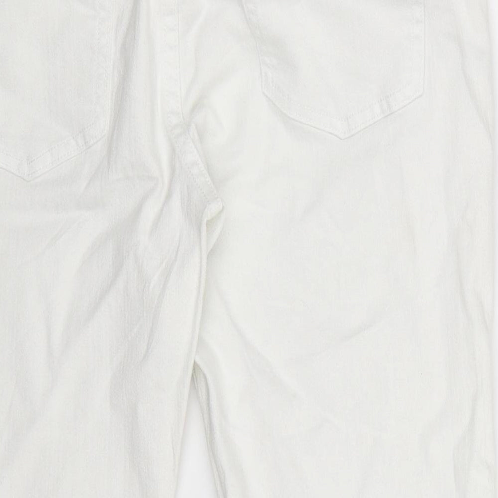 Gap Womens White Denim Cropped Jeans Size 16 L20 in