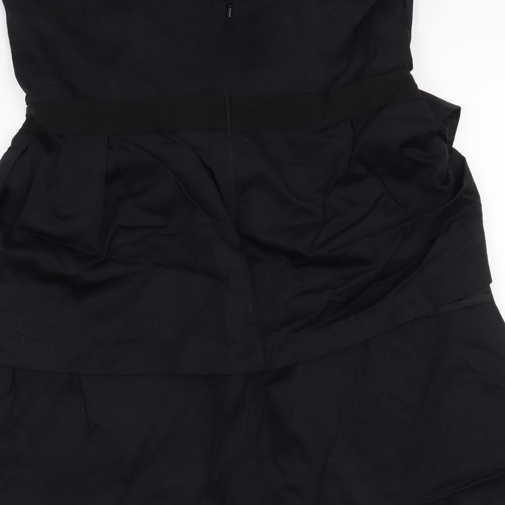Coast Womens Black A-Line Size 16