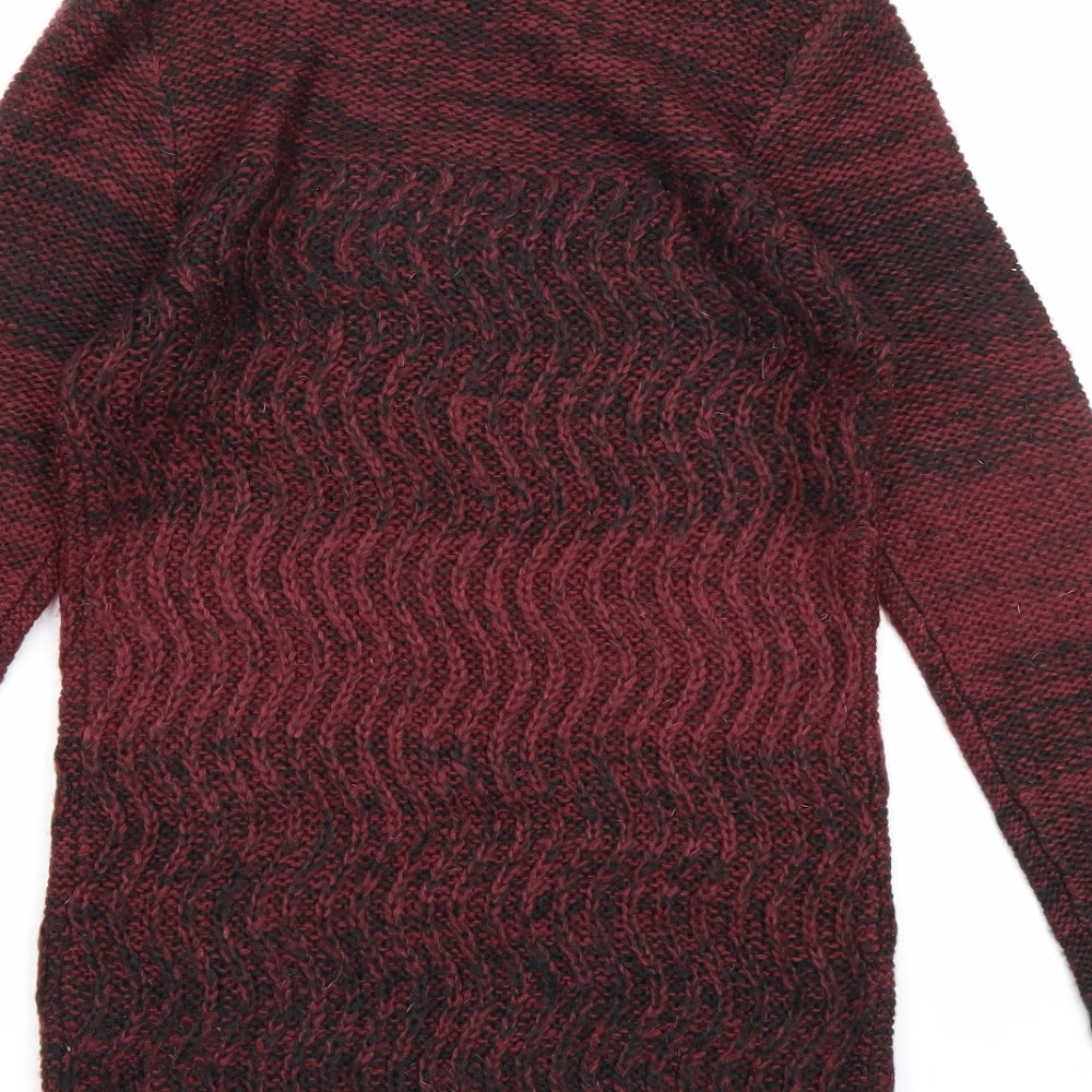 Terranova Womens Red Knit Pullover Jumper Size S
