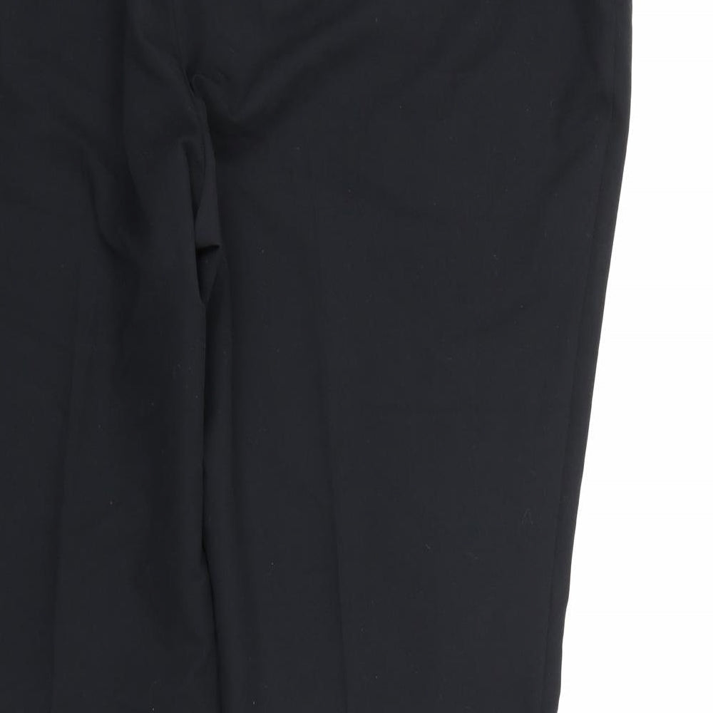 Bonmarché Womens Black Rayon Dress Pants Trousers Size 20 L30 in
