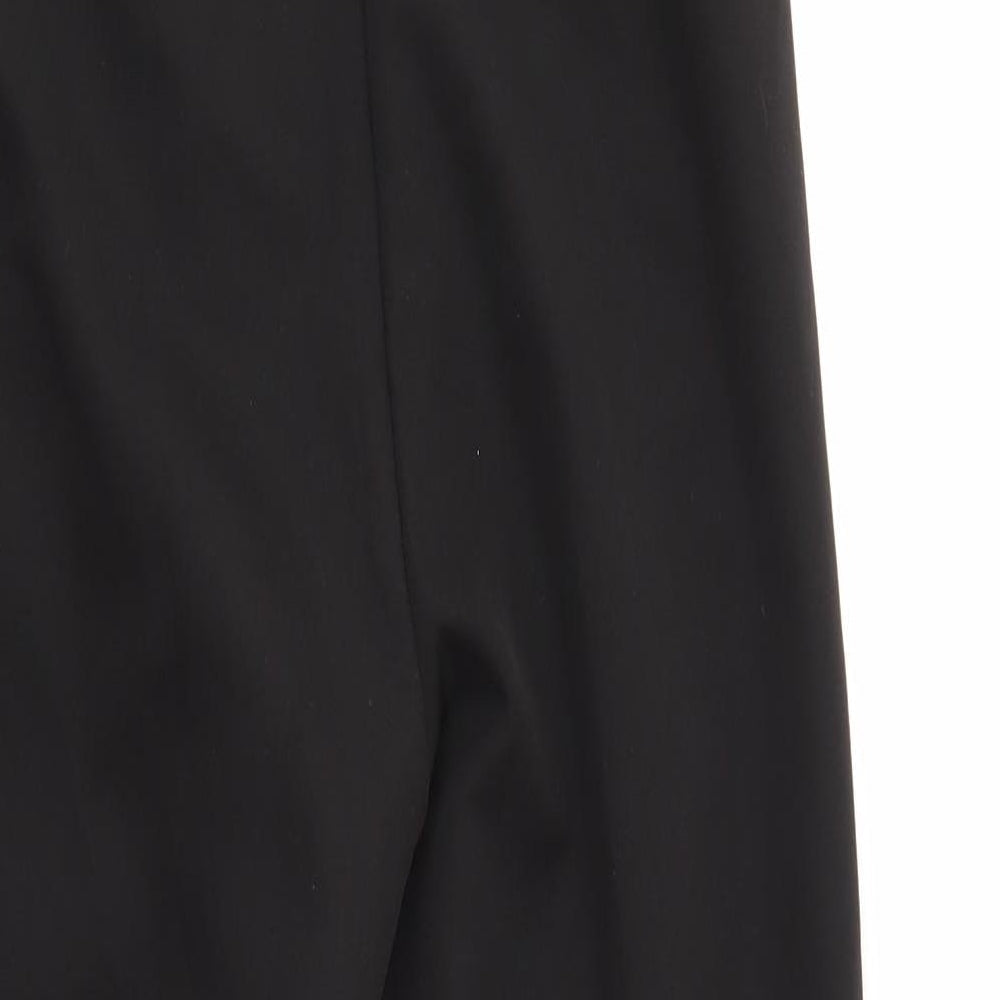 F&F Womens Black Trousers Size 10 L28 in