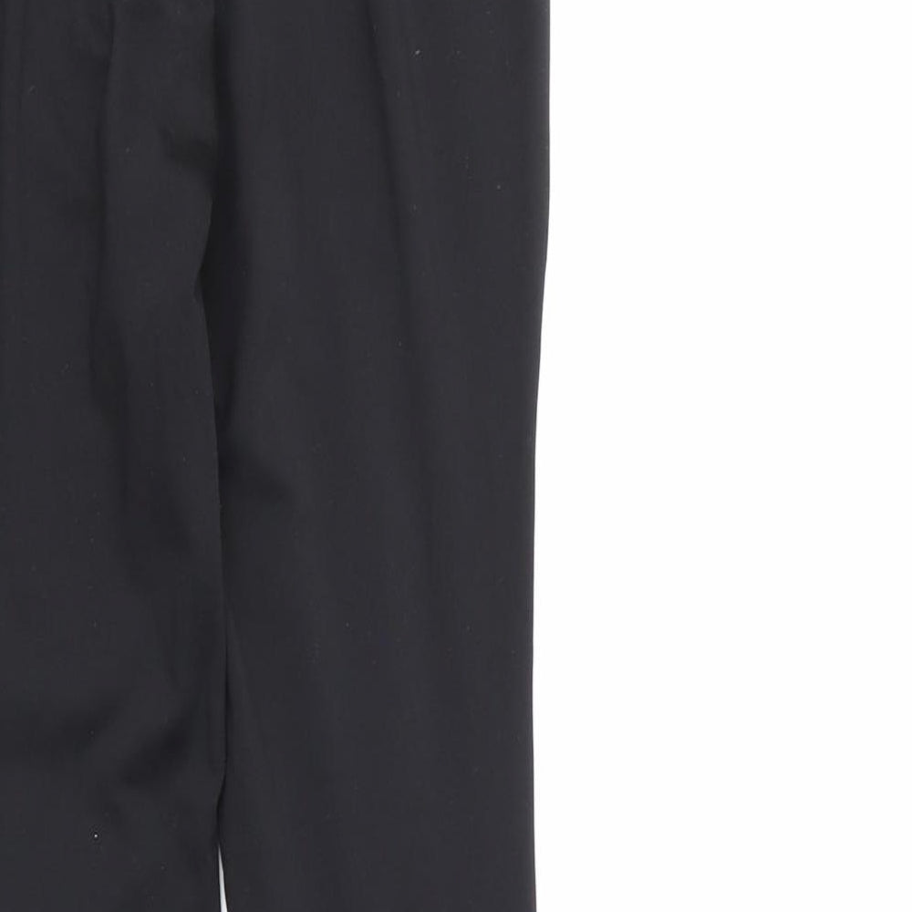 Preworn Womens Black Track Pants Leggings L28 in