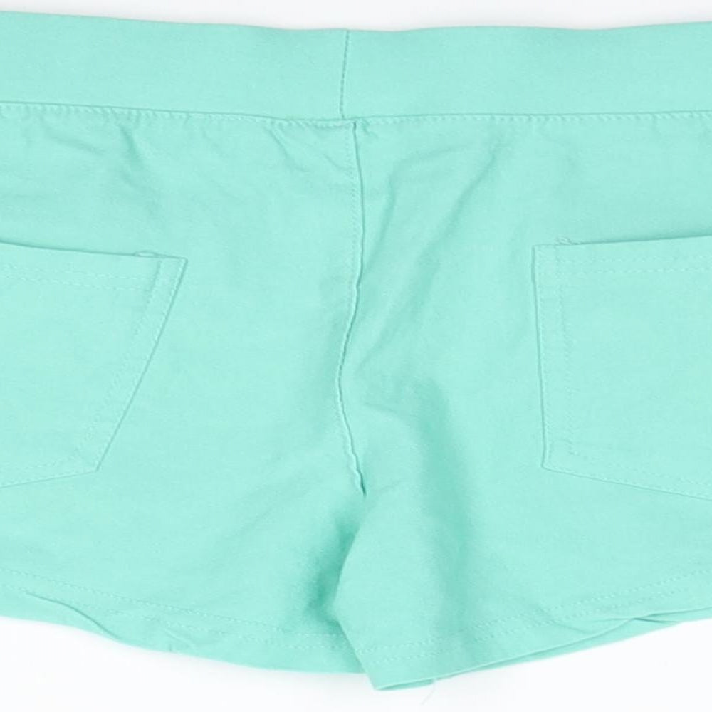 Preworn Girls Green Culotte Shorts Size XL